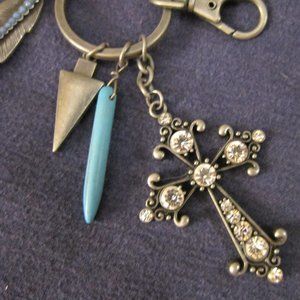 3 for💲25🌟boho keychain purse bag charm native american